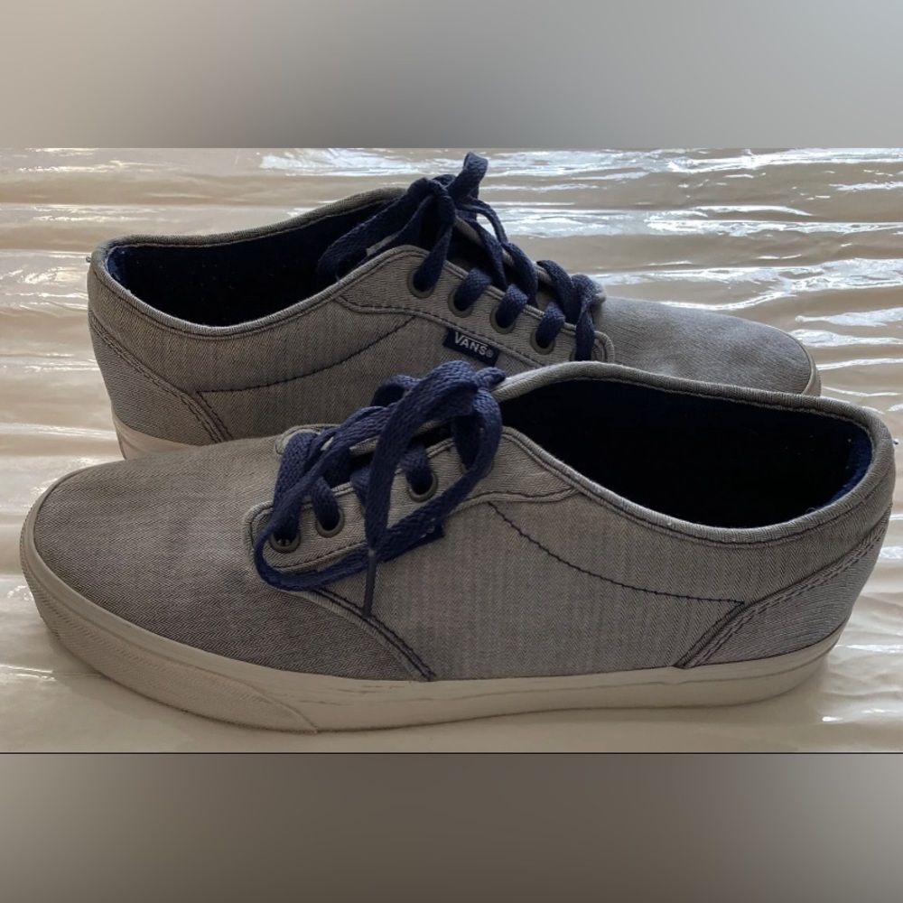 Vans Off The Wall Sneaker Shoes Men's 9.5 Gray